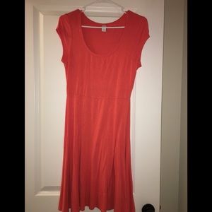 Old Navy Salmon Pink Swing dress